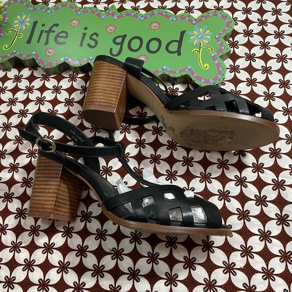 Leather Block heel shoes - Picture 6 of 12